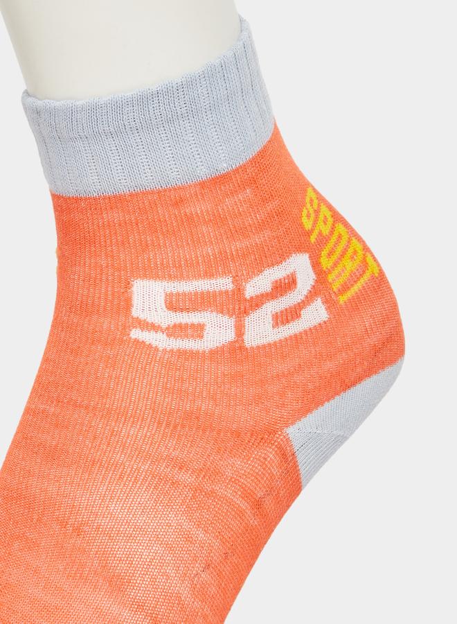 ستايلي طقم 5 جوارب مطبوعة بنمط كتل الألوان - Image 5